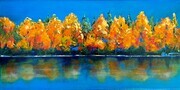 Elaine Croft Autumn Blaze   size 8 x 16   Acrylic   $200]