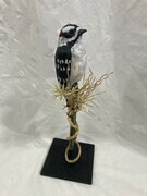 Kay McCormack  woodpecker Clay and Acrylic 4 x 4  $85